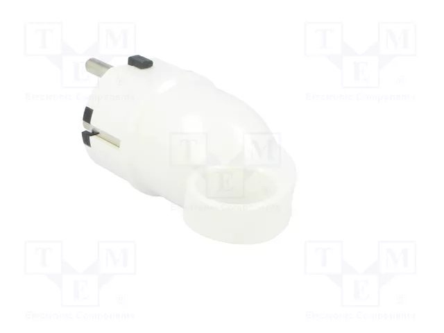 PAWBOL Enchufe Macho de Alimentación AC Uni-Schuko Blanco