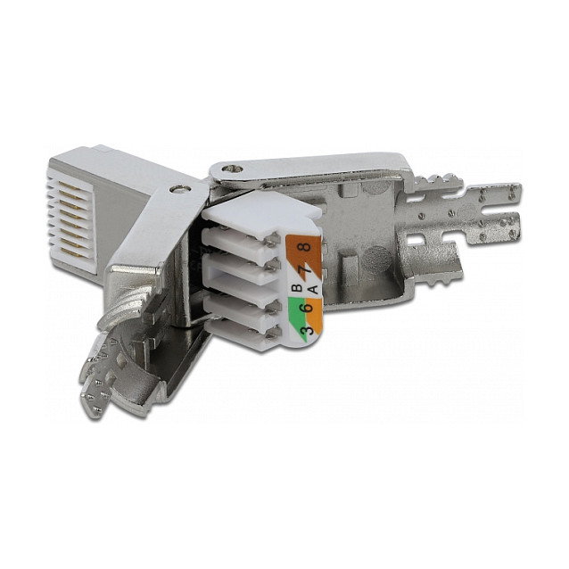 DeLOCK 86477 Conector RJ45 Cat.6A STP Gris DeLOCK 86477 Conector RJ45 Cat.6A STP Gris