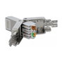 DeLOCK 86477 Conector RJ45 Cat.6A STP Gris