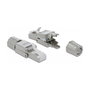 DeLOCK 86477 Conector RJ45 Cat.6A STP Gris