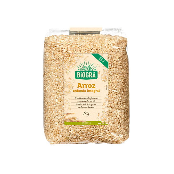 BIOGRA Arroz Integral Redondo Bio 1kg
