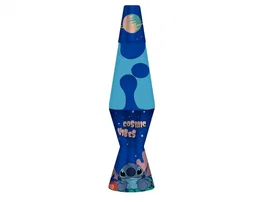 Wondee Lampara de Lava Decorativa Lilo & Stitch, Efecto Burbujas, 36 cm de Altura, Incluye Bombilla, Para Ambiente Relajante