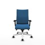 PIQUERAS Y CRESPO Silla Albacete Confidente Azul Claro con Mecanismo Sincro