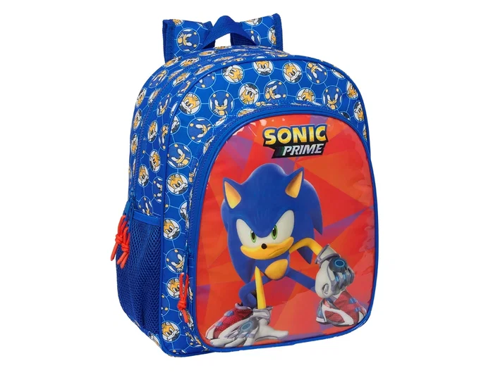 SAFTA Mochila Junior Sonic Prime Adaptable a Carro