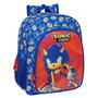Mochila Escolar Sonic Prime Azul 32 x 38 x 12 cm