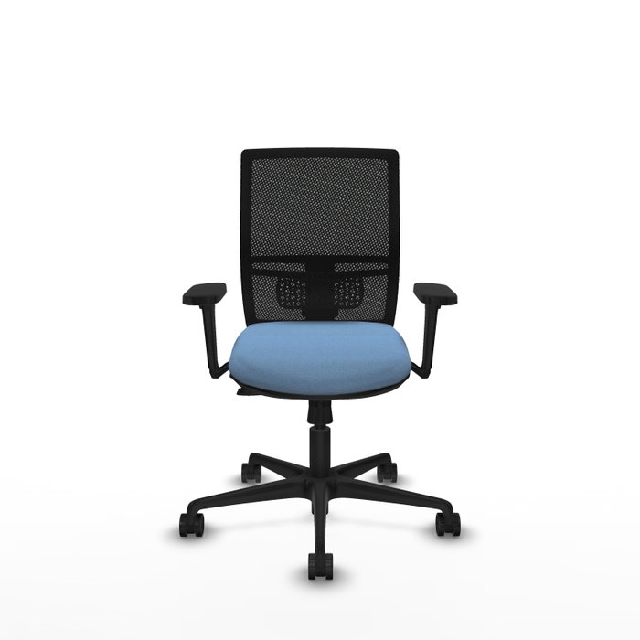PIQUERAS Y CRESPO Silla de oficina Yunquera Azul cielo y Negro PIQUERAS Y CRESPO Silla de oficina Yunquera Azul cielo y Negro