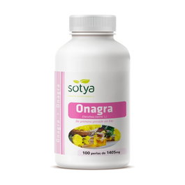Sotya Onagra 1000 mg - 100 Cápsulas - Suplemento para Alergias, Circulación y Síndrome Premenstrual