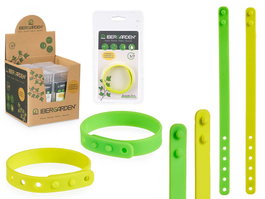Ibergarden Pulsera Anti Mosquito con Citronella, Plástico (EVA), Surtido de Colores, 5x1x5 cm (Set de 48)