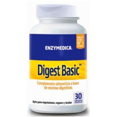 ENZYMEDICA Digest Basic 30 Cápsulas Vegetales