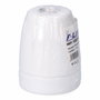 F-Line Portalámparas cerámico vintage E27, 100 W, Blanco
