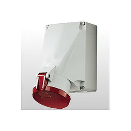 Mennekes 63A 5P 6H 400V Toma de pared IP44