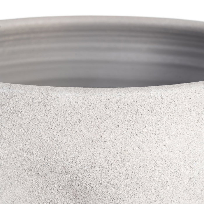 Macetero Blanco Cerámica Decoración 35 X 35 X 34 cm