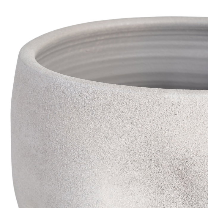 Macetero Blanco Cerámica Decoración 35 X 35 X 34 cm