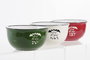 DKD Home Decor Set de 6 Cuencos de Porcelana Montaña, 500ml