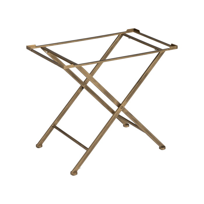 Mesa Oro Metal-Cristal 61 X 36 X 59 cm