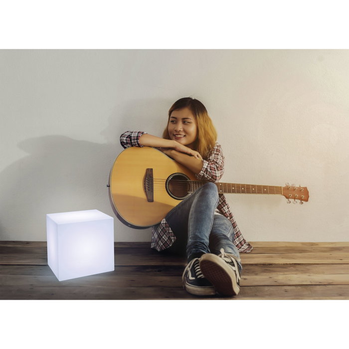 New Garden Cuby 32 Lámpara LED de Exterior con Cable, Blanco