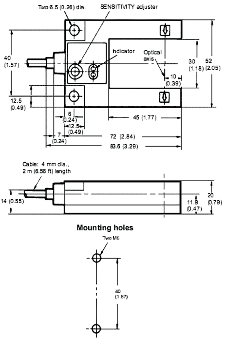 OMRON E3S-GS3B4 Sensor Fotoeléctrico PNP 30mm