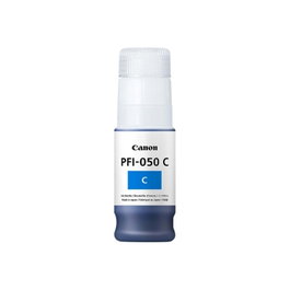 Canon PFI-050C (5699C001) Tinta Original Cyan 70ml para imagePROGRAF TC-20/TC-20M/TC-21/TC-21M