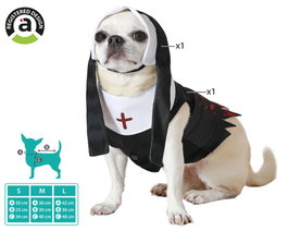 Atosa Disfraz para Mascota Monja Sangrienta Talla S