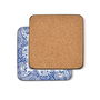 Spode Set 6 Posavasos Blue Italian de Corcho 10.5x10.5 cm