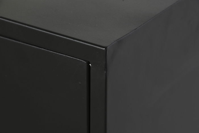 DKD Home Decor Cajonera Loft Negro Metal 75 x 45 x 80 cm