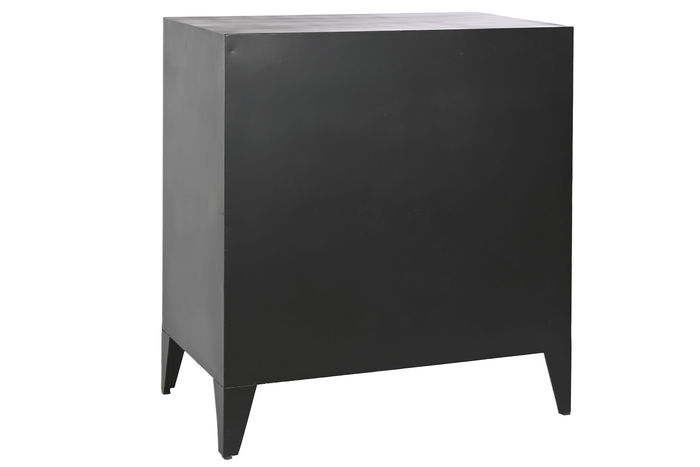 DKD Home Decor Cajonera Loft Negro Metal 75 x 45 x 80 cm