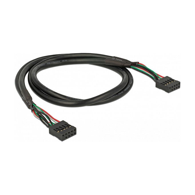 DeLOCK Cable USB Pinheader 10-pines Hembra-Hembra 50 cm / 0.5 m Conector USB 10pin