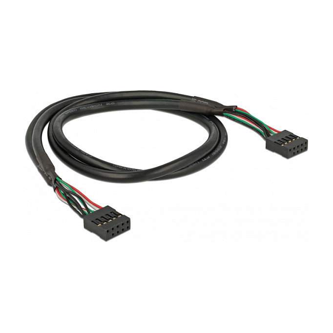 DeLOCK Cable USB 2.0 Pfostenbuchse 2,54 mm 10 Pin Hembra a Hembra 0,5 m DeLOCK Cable USB 2.0 Pfostenbuchse 2,54 mm 10 Pin Hembra a Hembra 0,5 m