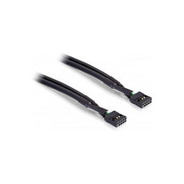 DeLOCK Cable USB Pinheader 10-pines Hembra-Hembra 50 cm / 0.5 m Conector USB 10pin