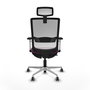 PIQUERAS Y CRESPO Silla de oficina Haches con mecanismo Sincro/Traslack, Morado y Blanco
