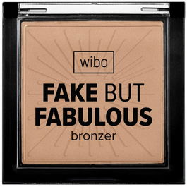 Fake But Fabulous, Mate, Polvo compacto bronceador, 02, Castaña, 9 g