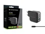 Conceptronic ALTHEA17B Cargador de pared GaN de 67 W con 2 USB-C y 1 USB-A