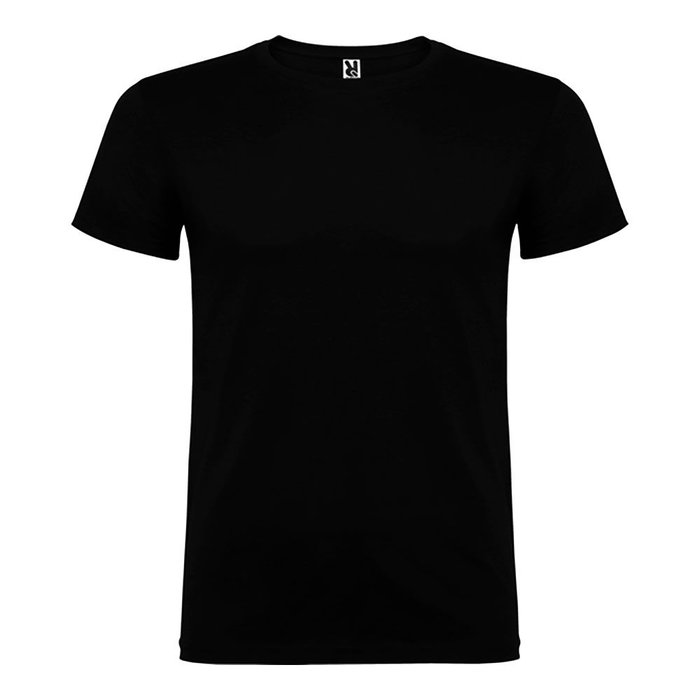 Roly Camiseta Beagle Manga Corta Negra Talla XL 58 cm x 75 cm Cuello Redondo Doble con Elastano Tejido Tubular 100% Algodón 155 g/m² Roly Camiseta Beagle Manga Corta Negra Talla XL 58 cm x 75 cm Cuello Redondo Doble con Elastano Tejido Tubular 100% Algodón 155 g/m²