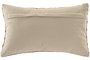 DKD Home Decor Cojin Tradicional India Lino 2c25 Natural y Negro 50x30 cm (2 Unidades)
