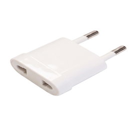 Famatel Adaptador Europeo Universal 10A 250V Espigas 4 mm Blanco