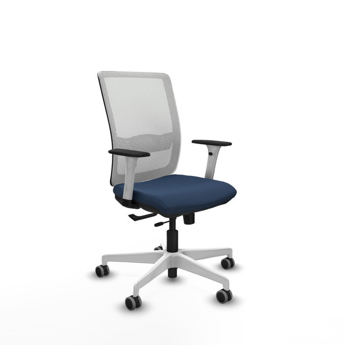 PIQUERAS Y CRESPO Silla de oficina Haches Azul Marino y Blanco PIQUERAS Y CRESPO Silla de oficina Haches Azul Marino y Blanco