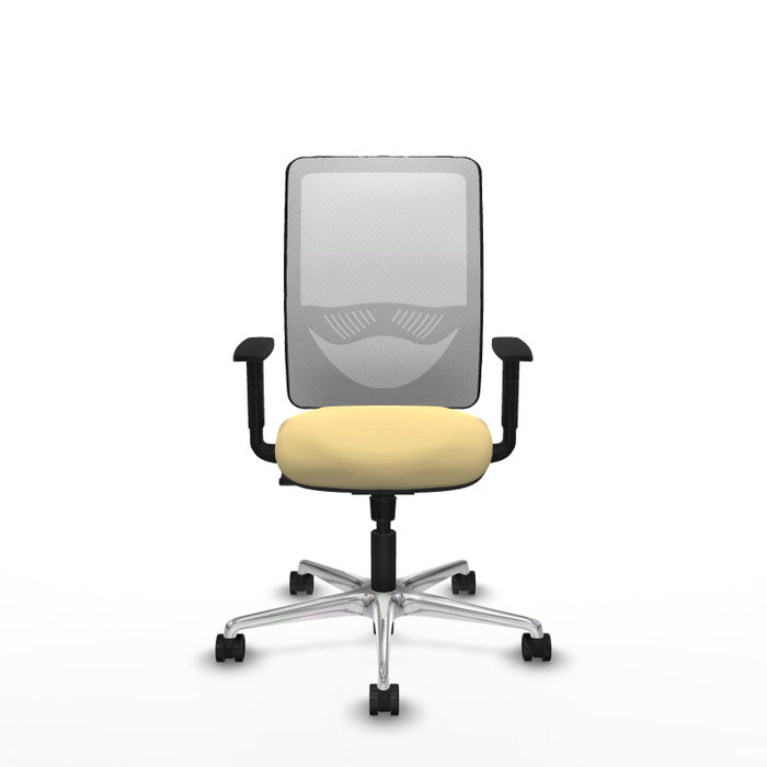 PIQUERAS Y CRESPO Silla de oficina Zulema con Mecanismo Sincro, Crema y Blanco PIQUERAS Y CRESPO Silla de oficina Zulema con Mecanismo Sincro, Crema y Blanco