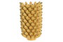 DKD Home Decor Jarrón de Gres Plátano Amarillo y Verde 28x28x40 cm