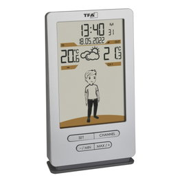 Tfa Weather Jack 35.1166.54 Estación Meteorológica Inalámbrica Plata