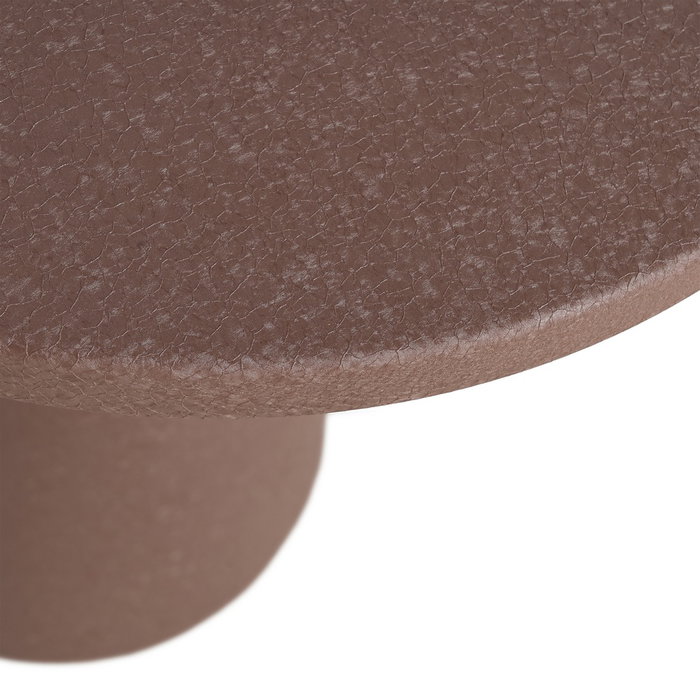 Mesita Marrón Acero 50,50 X 50,50 X 61 cm