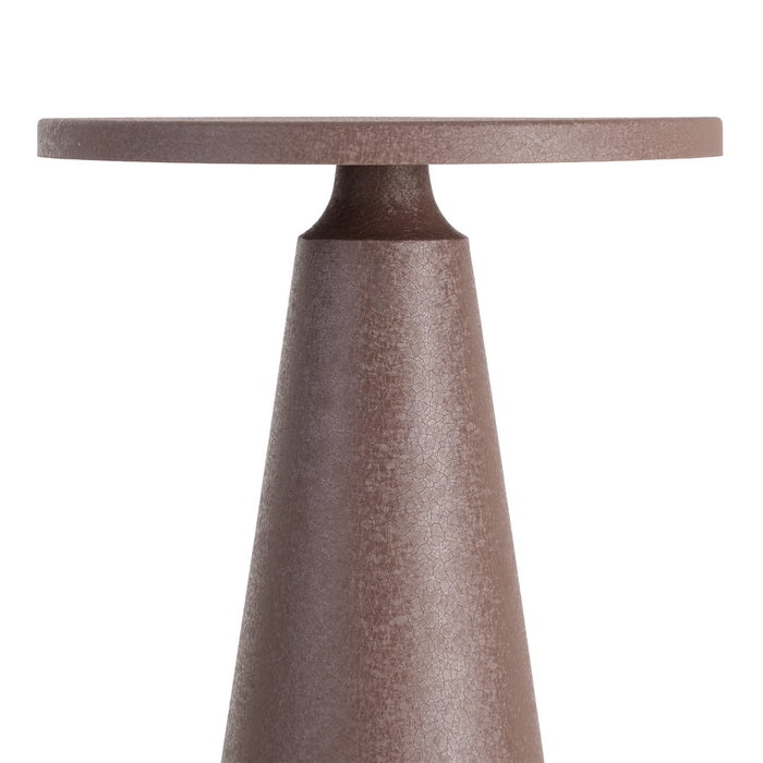 Mesita Marrón Acero 50,50 X 50,50 X 61 cm