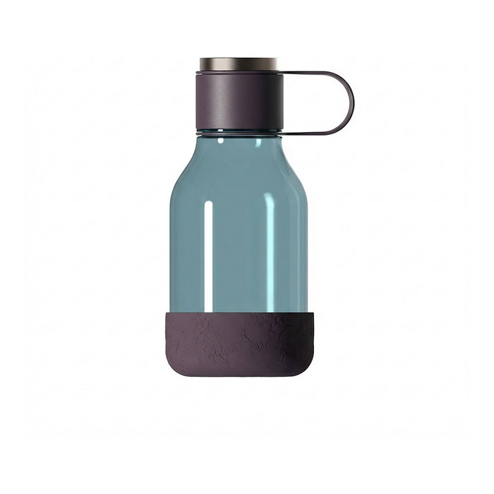 Asobu Botella de Tritan con Cuenco para Perros, 1,5 L, Burgundy Asobu Botella de Tritan con Cuenco para Perros, 1,5 L, Burgundy