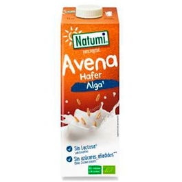 NATUMI Bebida Vegetal de Avena con Algas 1L (6 Unidades) Bio Vegan
