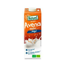 NATUMI Bebida Vegetal de Avena con Algas 1L (6 Unidades) Bio Vegan