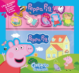PHIDAL EDITIONS Peppa Pig (Libro+Juego de mesa) (Contacto a la diversión)
