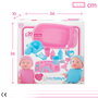 Colorbaby's Set de Accesorios de Bebé con Bañera Rosa y Azul