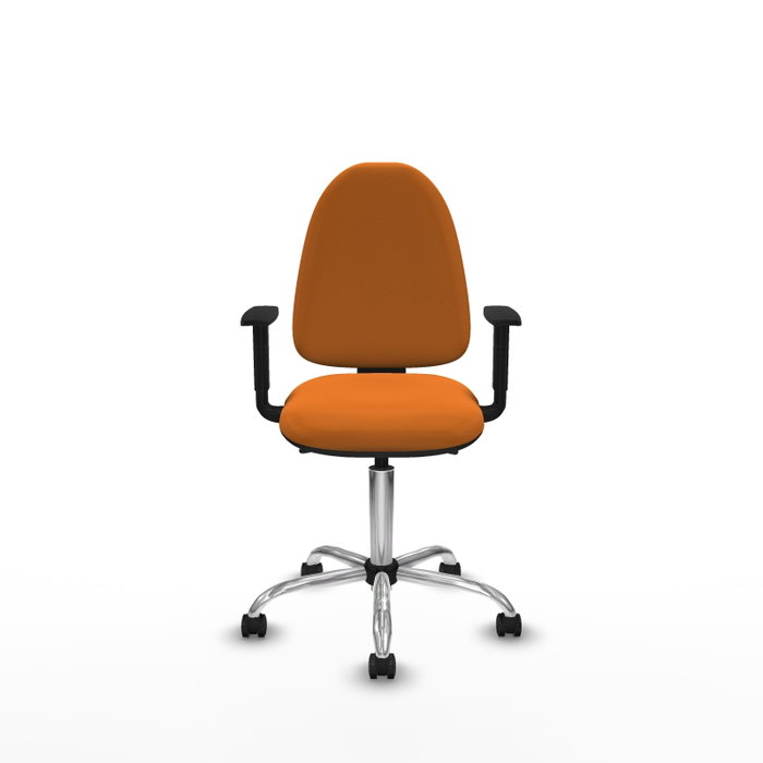 PIQUERAS Y CRESPO Silla de oficina Aýna Naranja con mecanismo Asincro