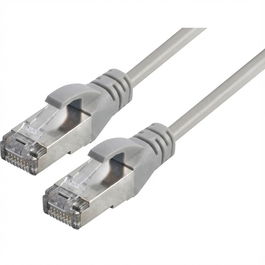Captiva Cable Patch CAT 6a para Red, LAN y Ethernet, 1m, Gris