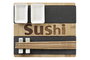 DKD Home Decor Sushi Set 7 Bambú y Pizarra Natural y Negro