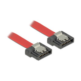 DeLOCK Cable SATA III FLEXI 0,7 m Rojo